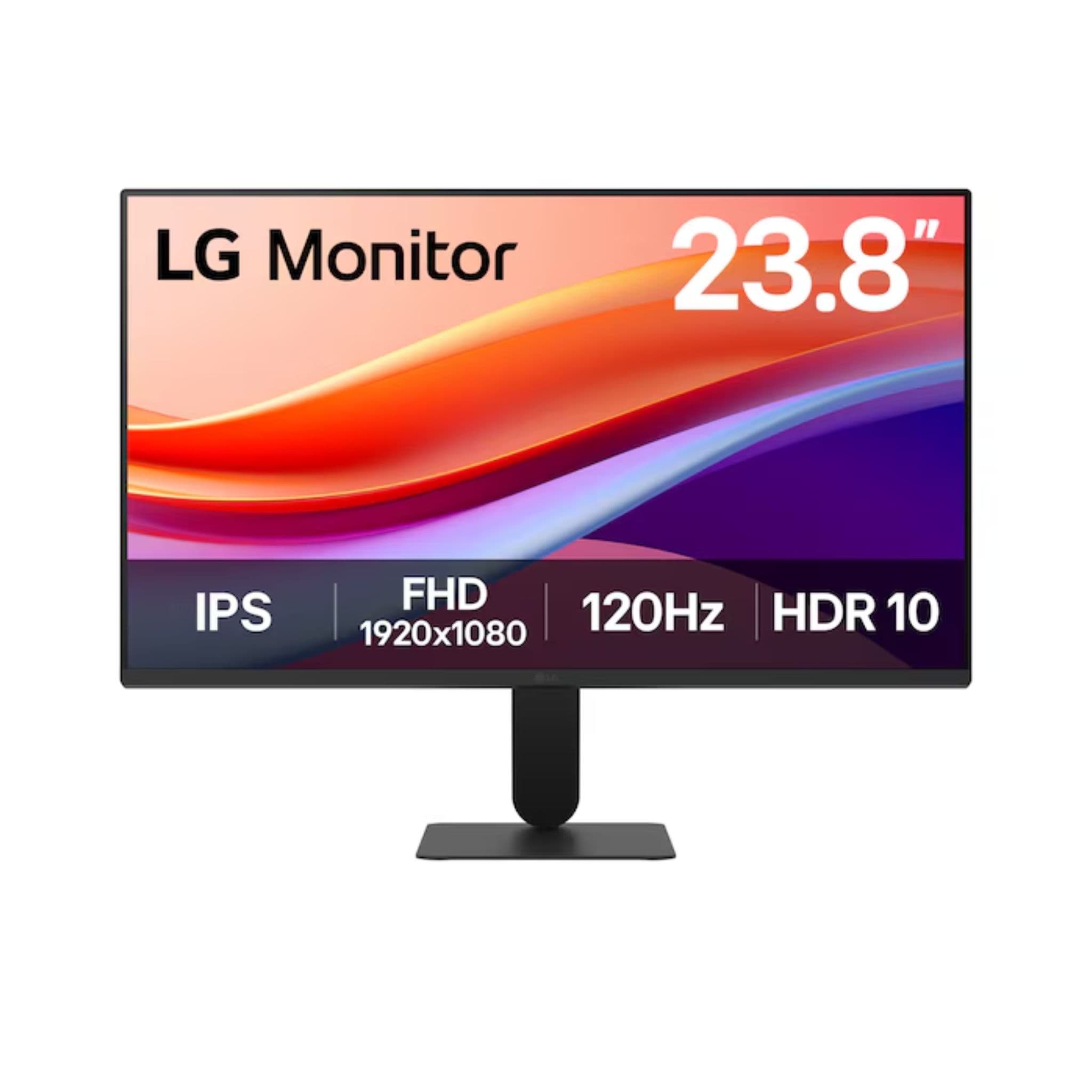 LG Monitors LG 24" 120Hz , HDR 10, 1ms MBR IPS Full HD Monitor-  Black Main image