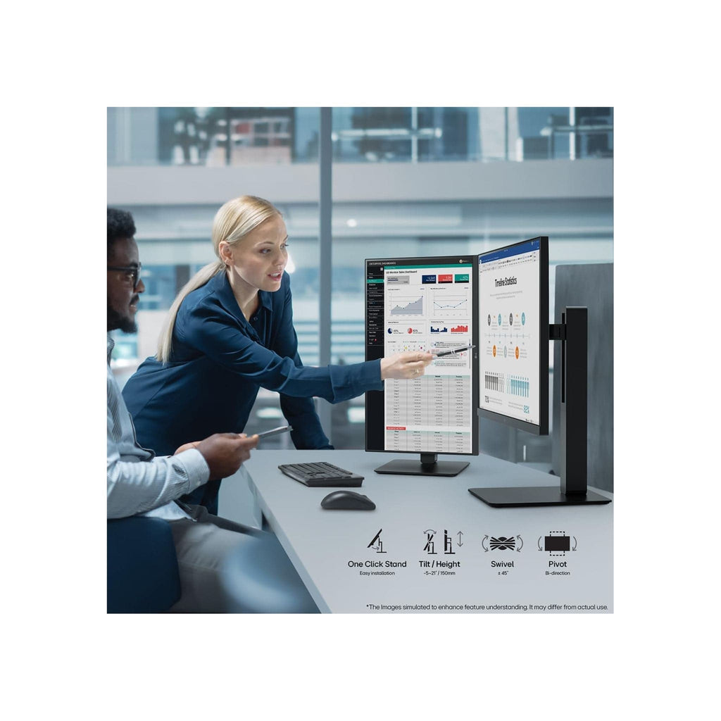LG Monitors LG 27” Full HD IPS Monitor with USB Type-C™ and RJ45