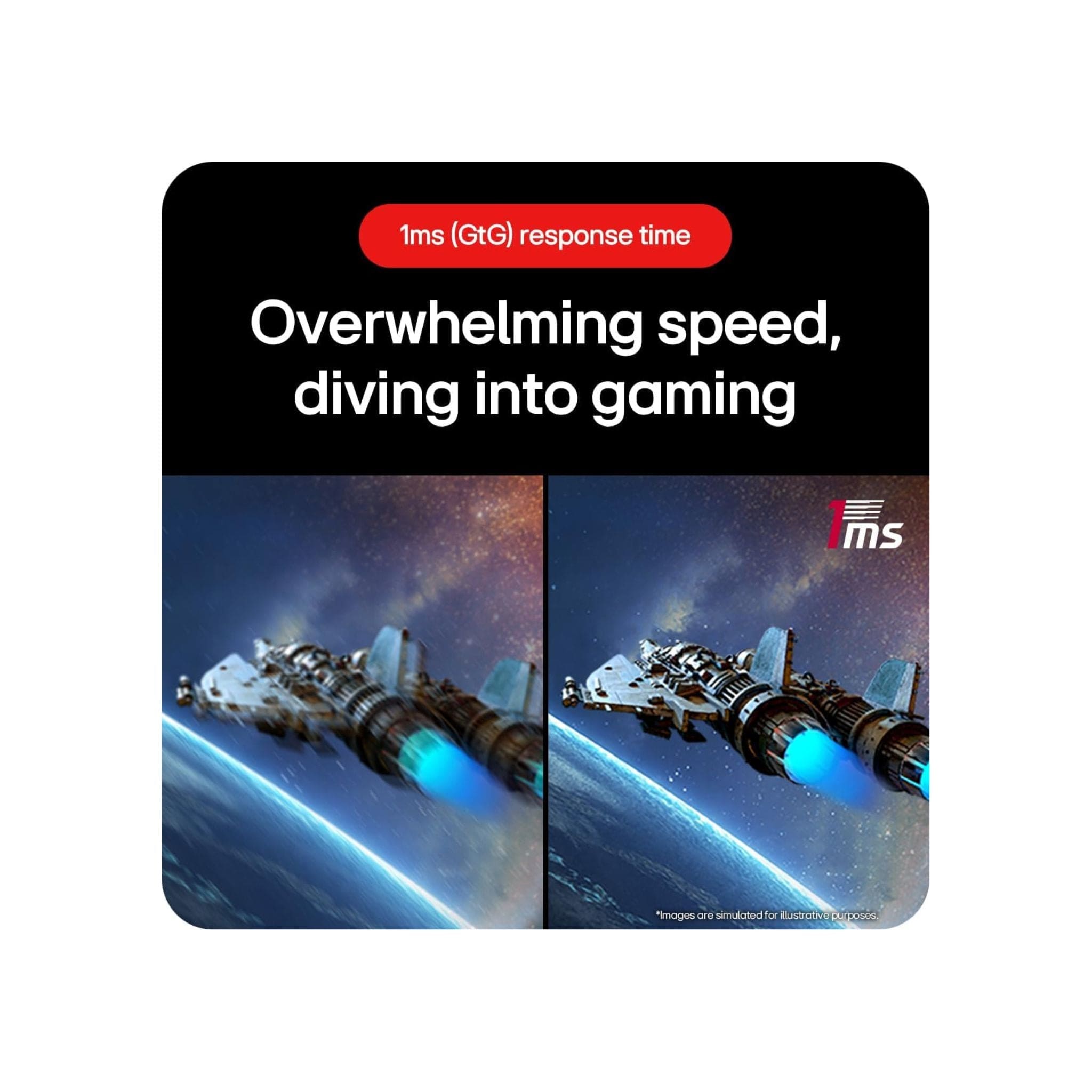 LG Monitors LG 27” UltraGear™ QHD, 1ms (GtG), 180Hz curved gaming monitor