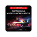 LG Monitors LG 27” UltraGear™ QHD, 1ms (GtG), 180Hz curved gaming monitor