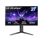 LG Monitors LG 27GS65F 27” LG UltraGear™ Full HD IPS Gaming Monitor, 180Hz, IPS 1ms (GtG), HDR10, Black