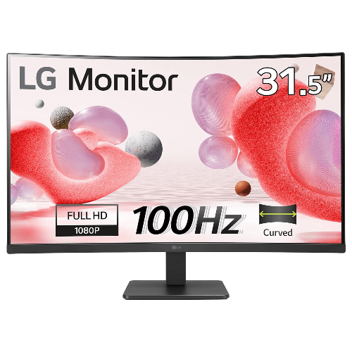 LG Monitors LG 32" Full HD VA Curved 100Hz HDMI Monitor Main image
