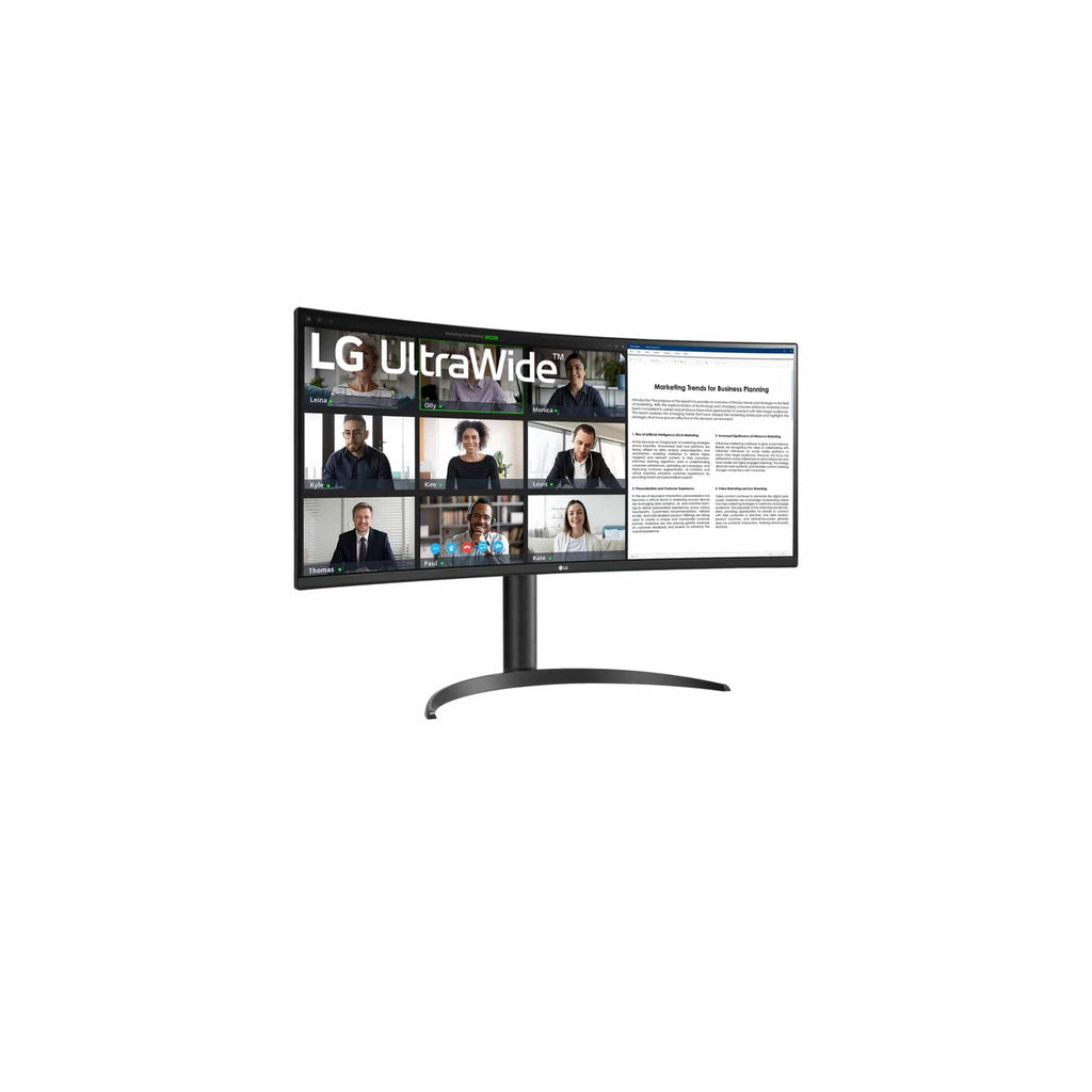 LG Monitors LG 34" 34WR55QK UltraWide QHD Curved monitor with USB Type-C™