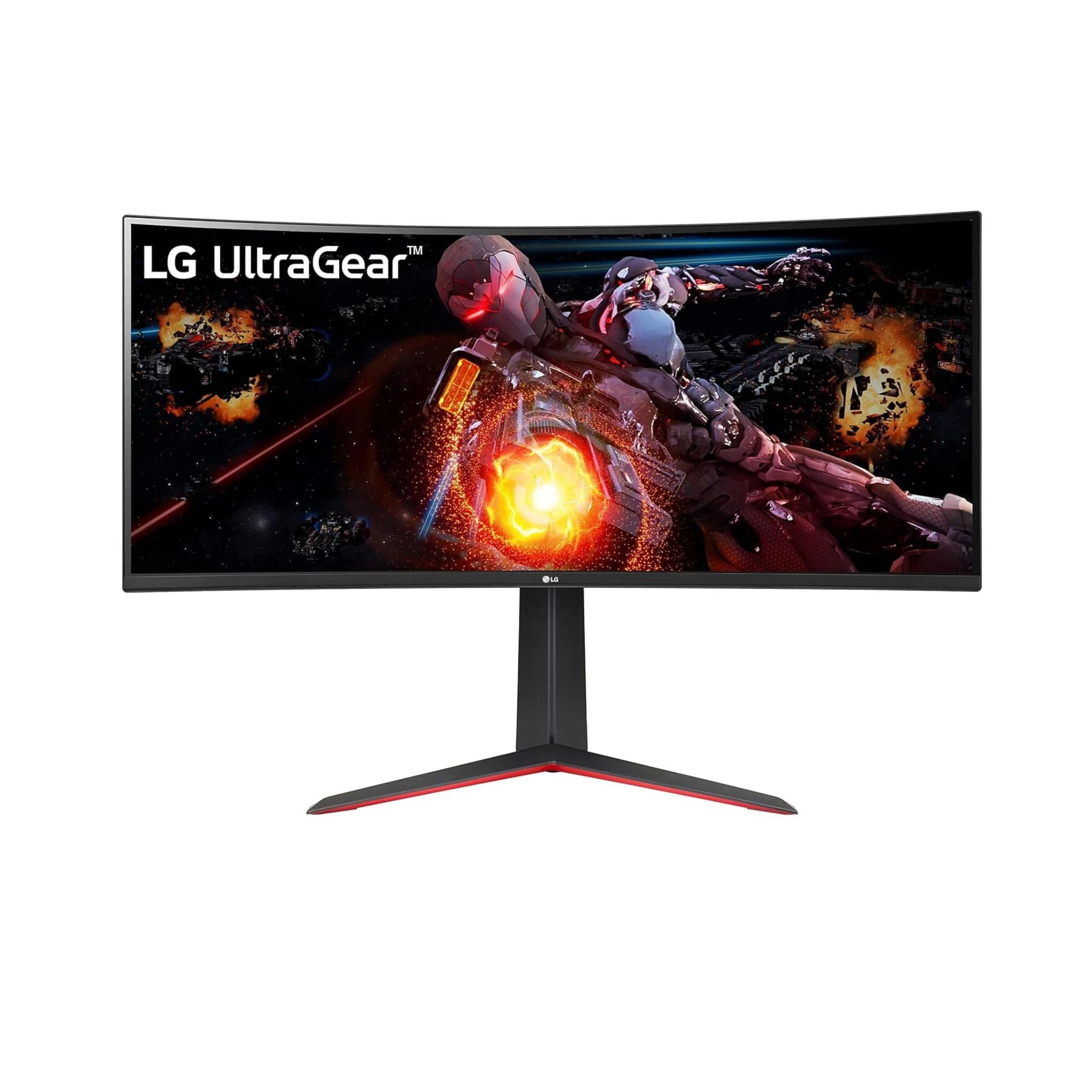 LG Monitors LG 34GP63A 34 Inch Curved UltraGear™ QHD 1440P HDR10 160Hz Monitor with Tilt/Height Adjustable Stand Main image