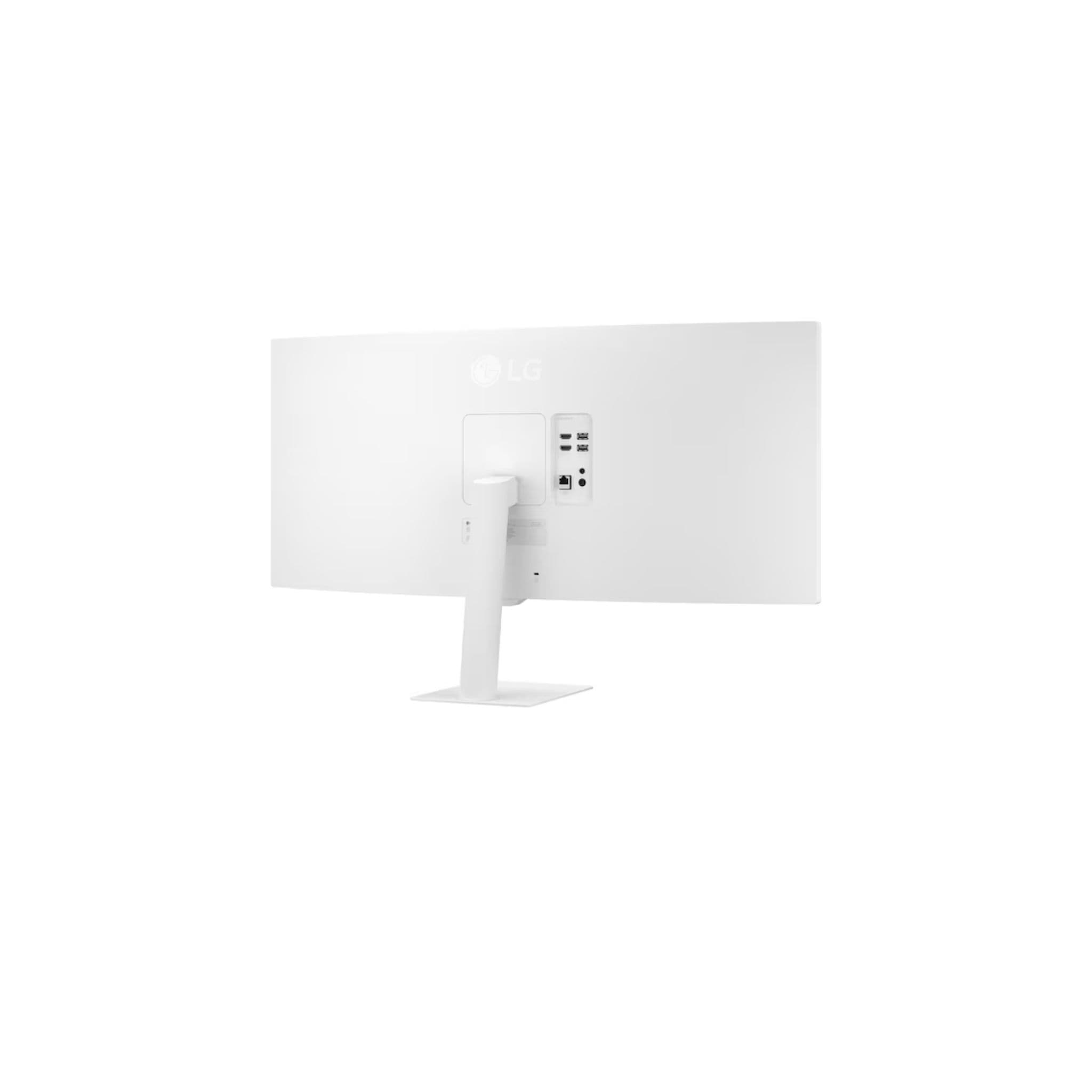 LG Monitors LG 34U601SA 34" Smart Monitor, WQHD Curved screen, webOS, 300nits, AirPlay 2, Google Cast, White