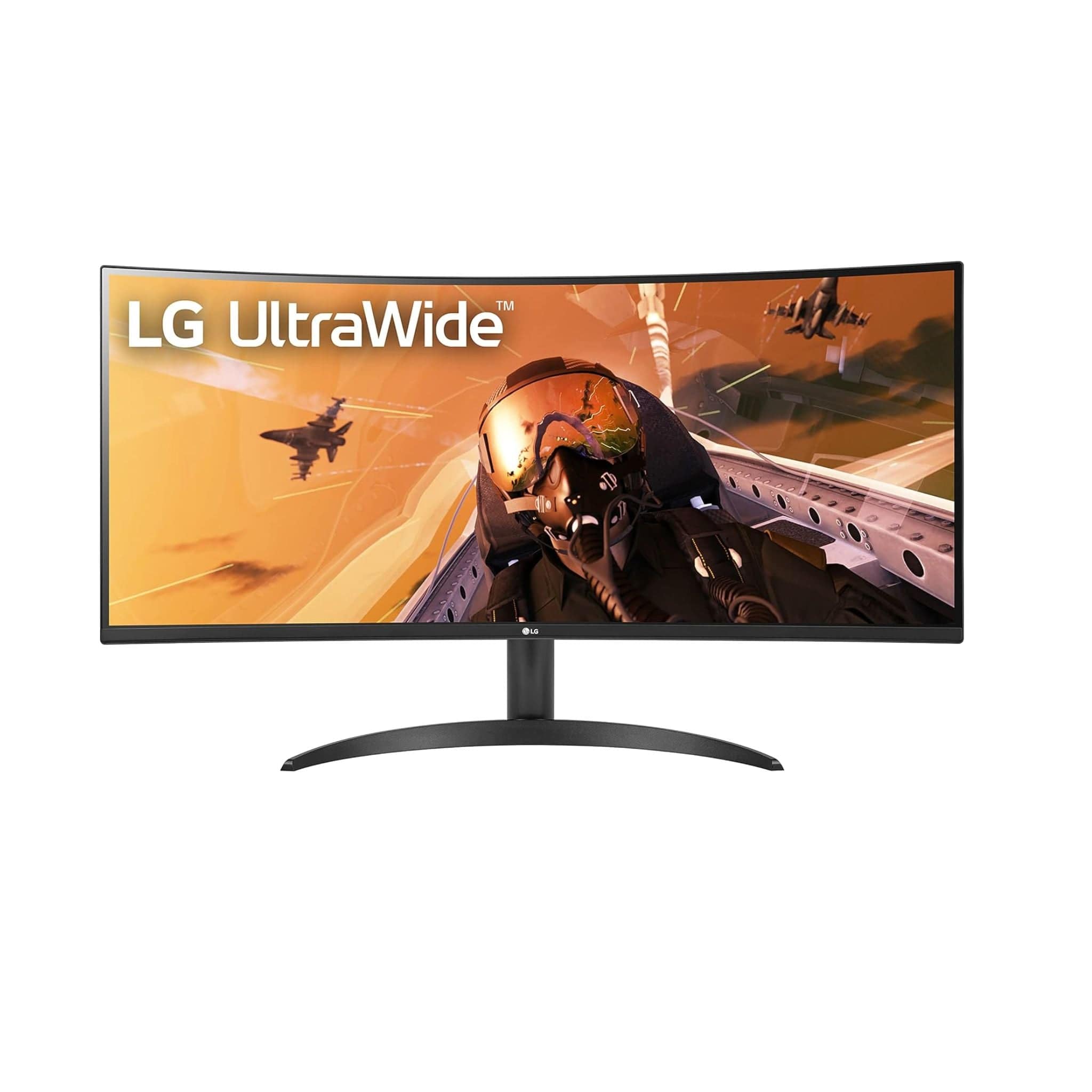 LG Monitors LG 34WP60C-B 34 Inch 21:9 Curved UltraWide™ QHD 1440P Monitor Main image