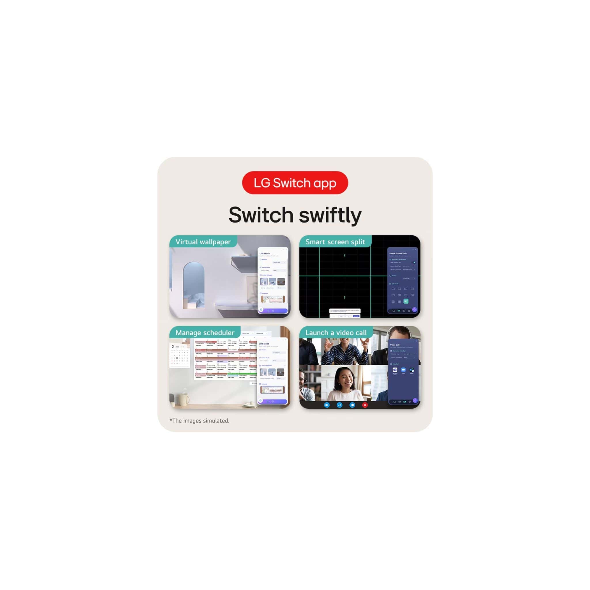 LG Monitors LG 34WR50QK-B  34" UltraWide QHD 100Hz Curved monitor