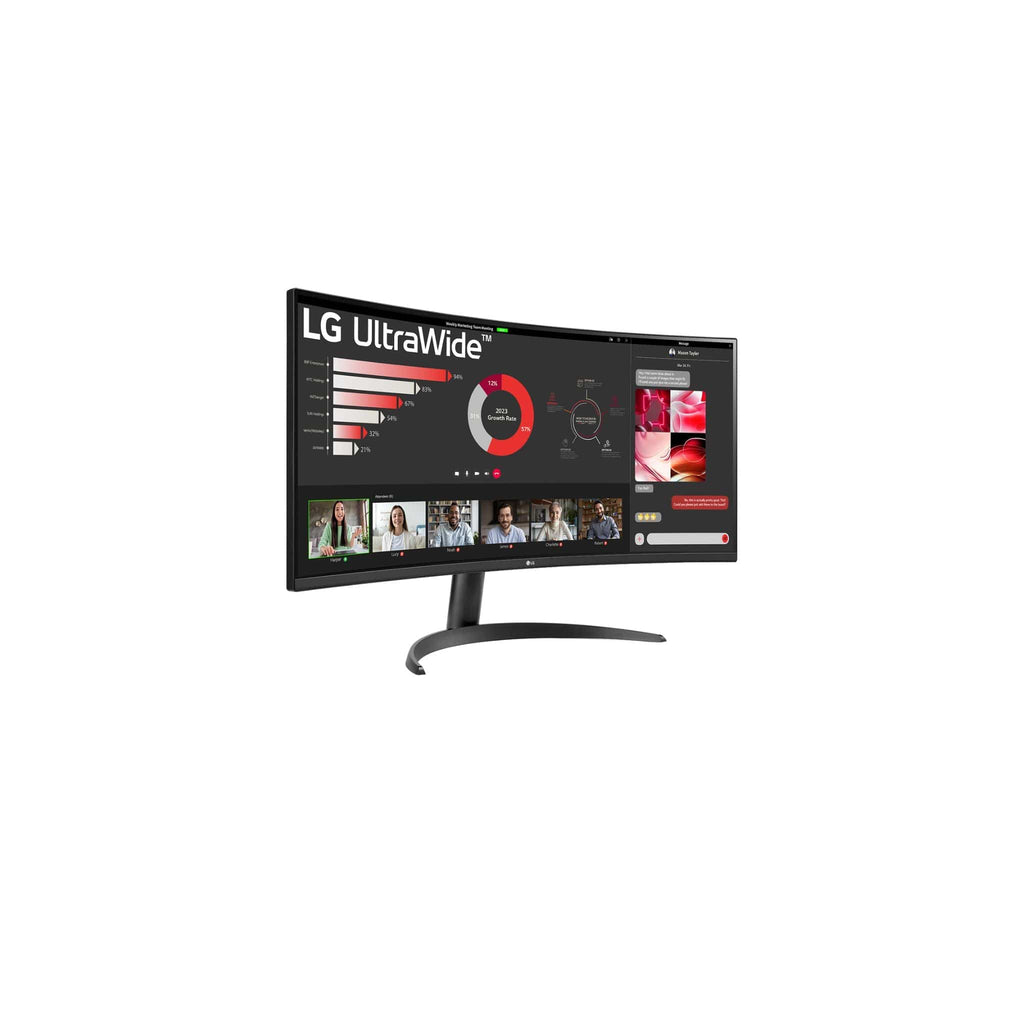 LG Monitors LG 34WR50QK-B  34" UltraWide QHD 100Hz Curved monitor