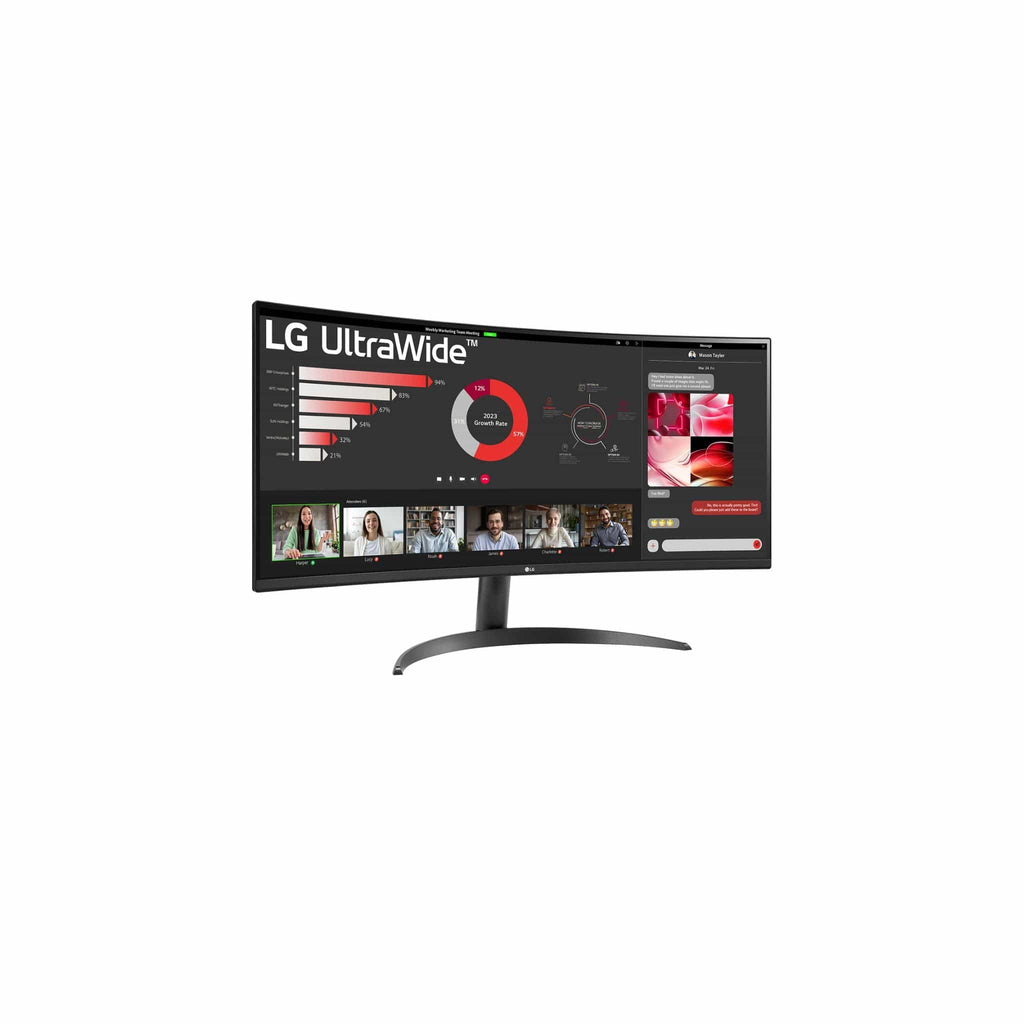 LG Monitors LG 34WR50QK-B  34" UltraWide QHD 100Hz Curved monitor