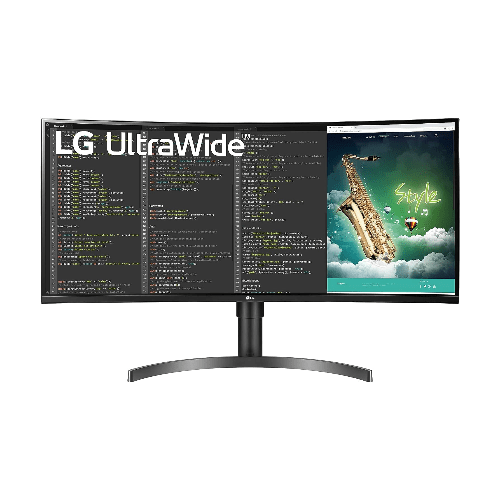 LG Monitors LG 35WN73AP-B 35'' UltraWide™ QHD HDR VA Curved Monitor