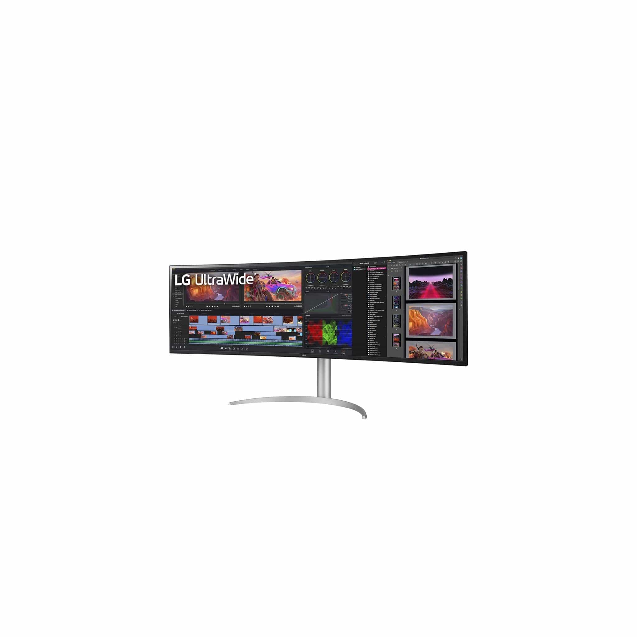 LG 49WQ95C-W 49" UltraWide™ Dual QHD Curved Monitor Secondary image