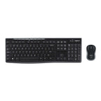 Logitech Components Logitch MK270 Wireless Keyboard and Mouse Combo - Black UK English (Qwerty)