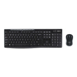 Logitch MK270 Wireless Keyboard and Mouse Combo - Black UK English (Qwerty)