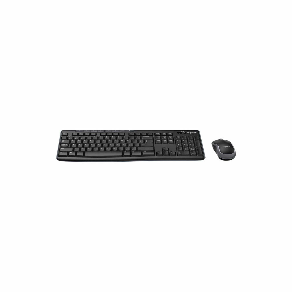 Logitech Components Logitch MK270 Wireless Keyboard and Mouse Combo - Black UK English (Qwerty)