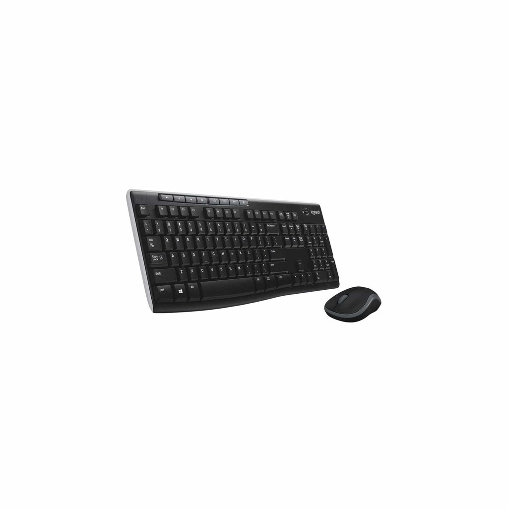 Logitech Components Logitch MK270 Wireless Keyboard and Mouse Combo - Black UK English (Qwerty)