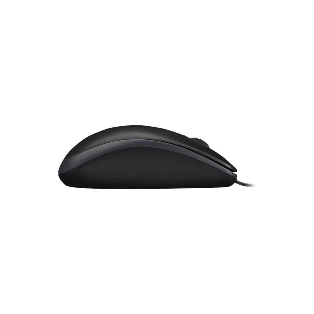 Logitech Components Logitech B100 Wired USB Mouse, 3-Buttons, Optical Tracking, Ambidextrous PC / Mac / Laptop - Black