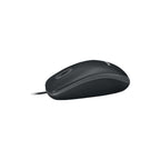 Logitech Components Logitech B100 Wired USB Mouse, 3-Buttons, Optical Tracking, Ambidextrous PC / Mac / Laptop - Black