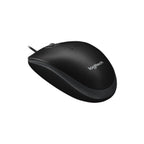 Logitech Components Logitech B100 Wired USB Mouse, 3-Buttons, Optical Tracking, Ambidextrous PC / Mac / Laptop - Black