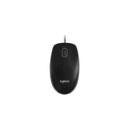 Logitech Components Logitech B100 Wired USB Mouse, 3-Buttons, Optical Tracking, Ambidextrous PC / Mac / Laptop - Black