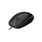 Logitech Components Logitech B100 Wired USB Mouse, 3-Buttons, Optical Tracking, Ambidextrous PC / Mac / Laptop - Black