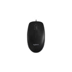 Logitech Components Logitech B100 Wired USB Mouse, 3-Buttons, Optical Tracking, Ambidextrous PC / Mac / Laptop - Black