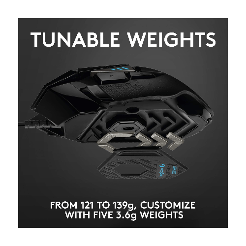 Logitech Components Logitech G502 HERO 25,600 DPI High Performance Wired Gaming Mouse