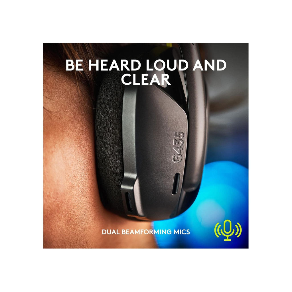 Logitech Headphones Logitech G435 LIGTHSPEED& Bluetooth Wireless Gaming Headset.