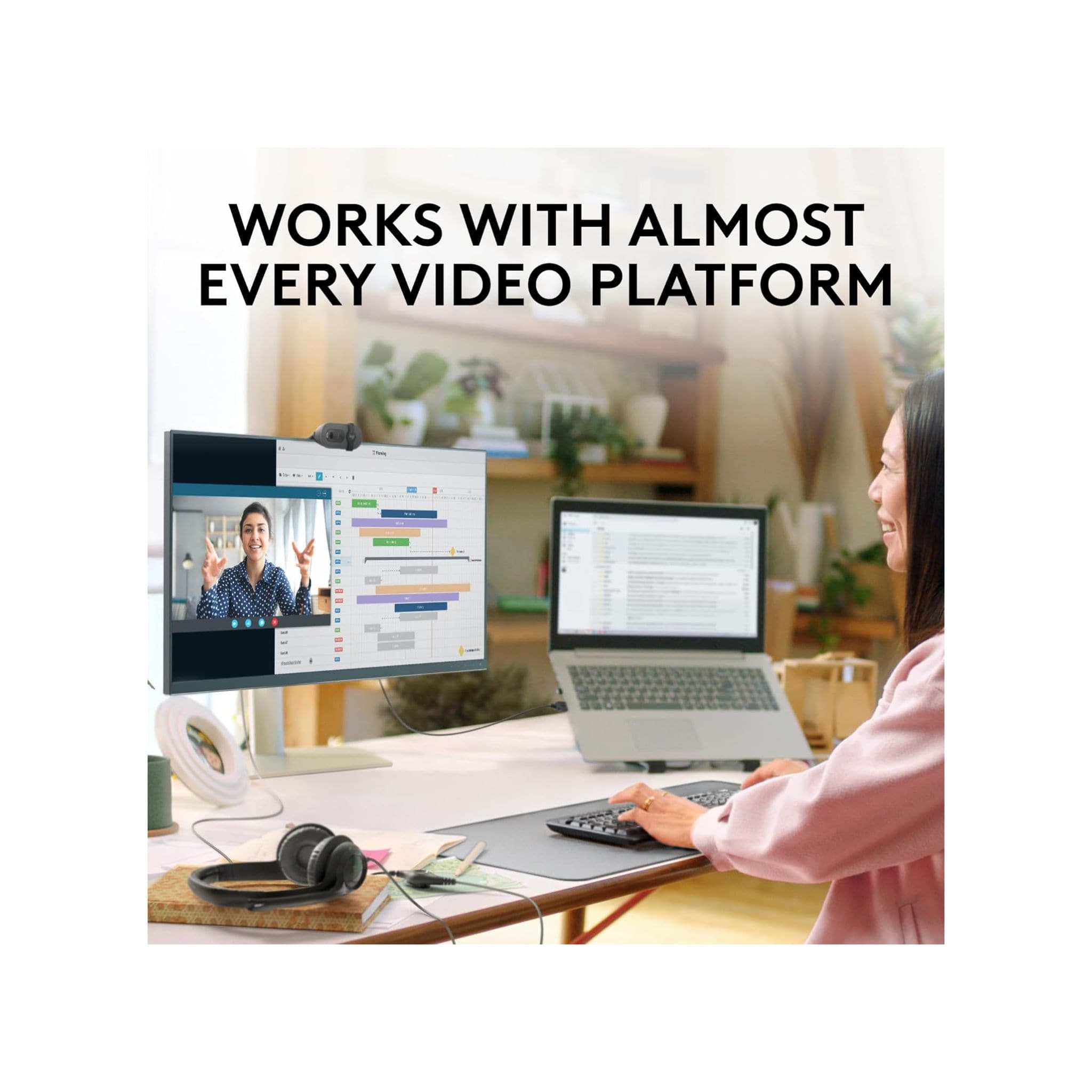 Logitech Logitech Brio 100 Full HD Webcam for Meetings and Streaming - Graphite