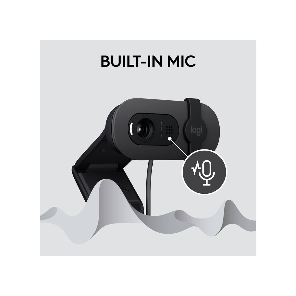 Logitech Logitech Brio 100 Full HD Webcam for Meetings and Streaming - Graphite
