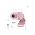 Logitech Logitech Brio 100 Full HD Webcam for Meetings and Streaming - Rose