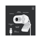 Logitech Logitech Brio 100 Full HD Webcam for Meetings and Streaming - White