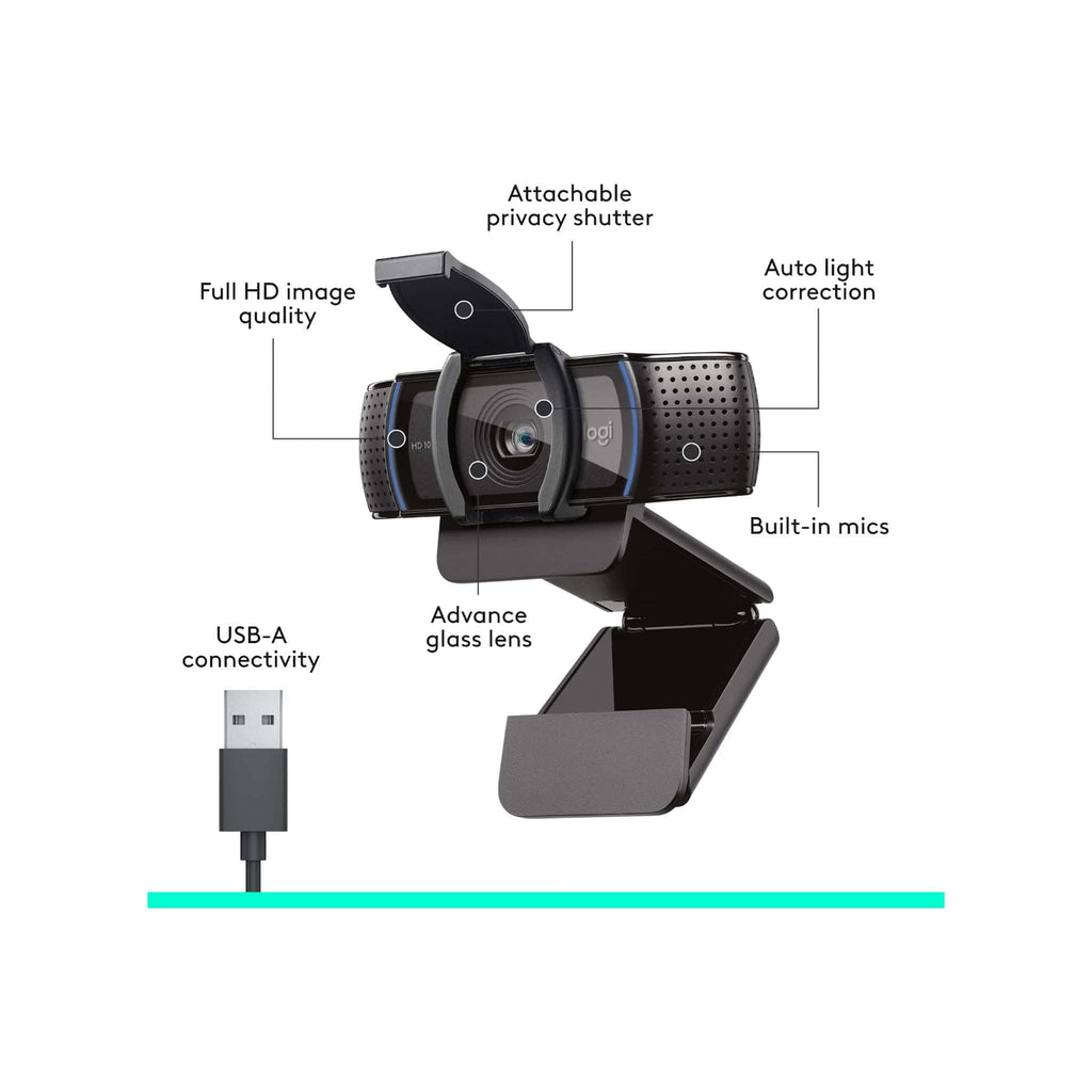 Logitech Logitech C920s PRO Full HD Webcam with Privacy Shutter