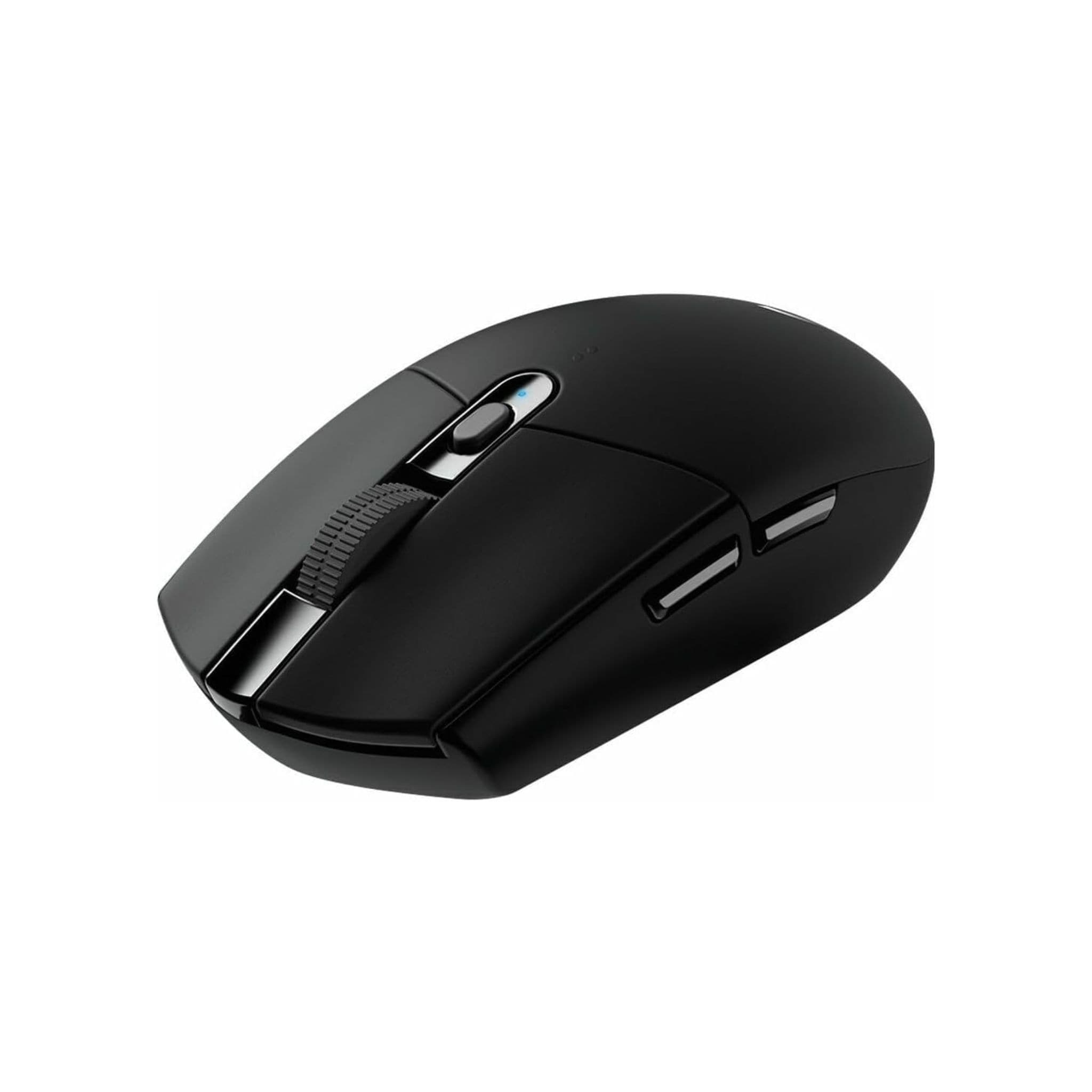 Logitech Logitech G305 LIGHTSPEED Wireless Gaming Mouse featuring the HERO 12K Sensor and 12,000 DPI  - Black.