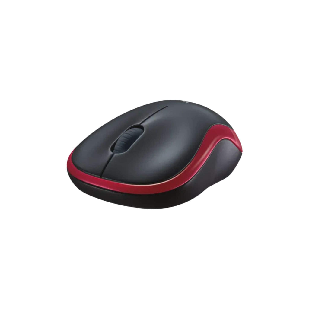 Logitech Logitech M185 Wireless Mouse with 2.4GHz connectivity and a 12-month battery life - Red