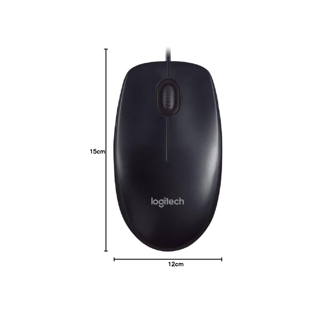 Logitech Logitech M90 1000 DPI Optical Wired USB Mouse - Black