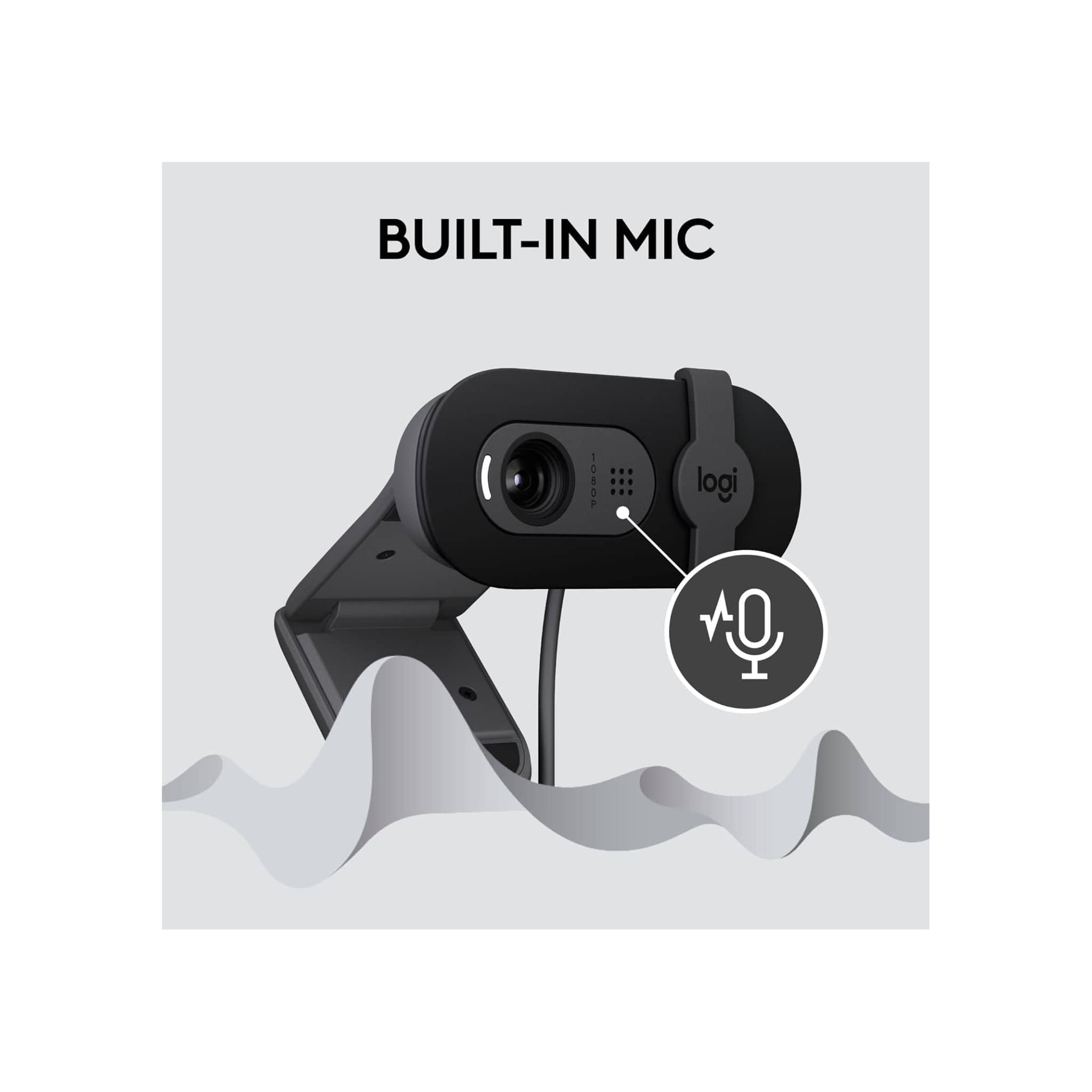 Logitech Webcam Logitech Brio 101 Full HD 1080p Webcam for Meetings and Streaming