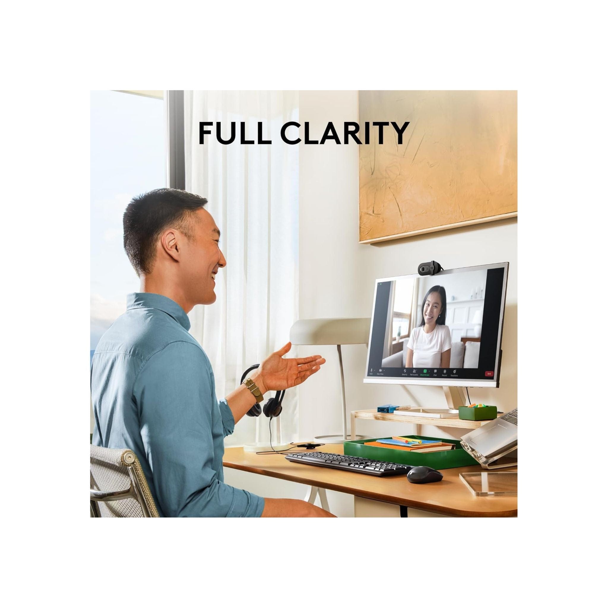 Logitech Webcam Logitech Brio 101 Full HD 1080p Webcam for Meetings and Streaming