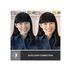 Logitech Webcam Logitech Brio 300 A 1080p webcam with auto light correction, noise-reducing mic, and USB-C