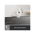 Logitech Webcam Logitech Brio 300 A 1080p webcam with auto light correction, noise-reducing mic, and USB-C - Off-White