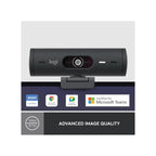 Logitech Webcam Logitech Brio 500 Full HD Webcam, Auto Framing, Show Mode, Noise-Reducing Mics, Privacy Shutter, USB-C, Streaming & Video Calling - Microsoft Teams, Google Meet, Zoom, PC/Mac - Graphite