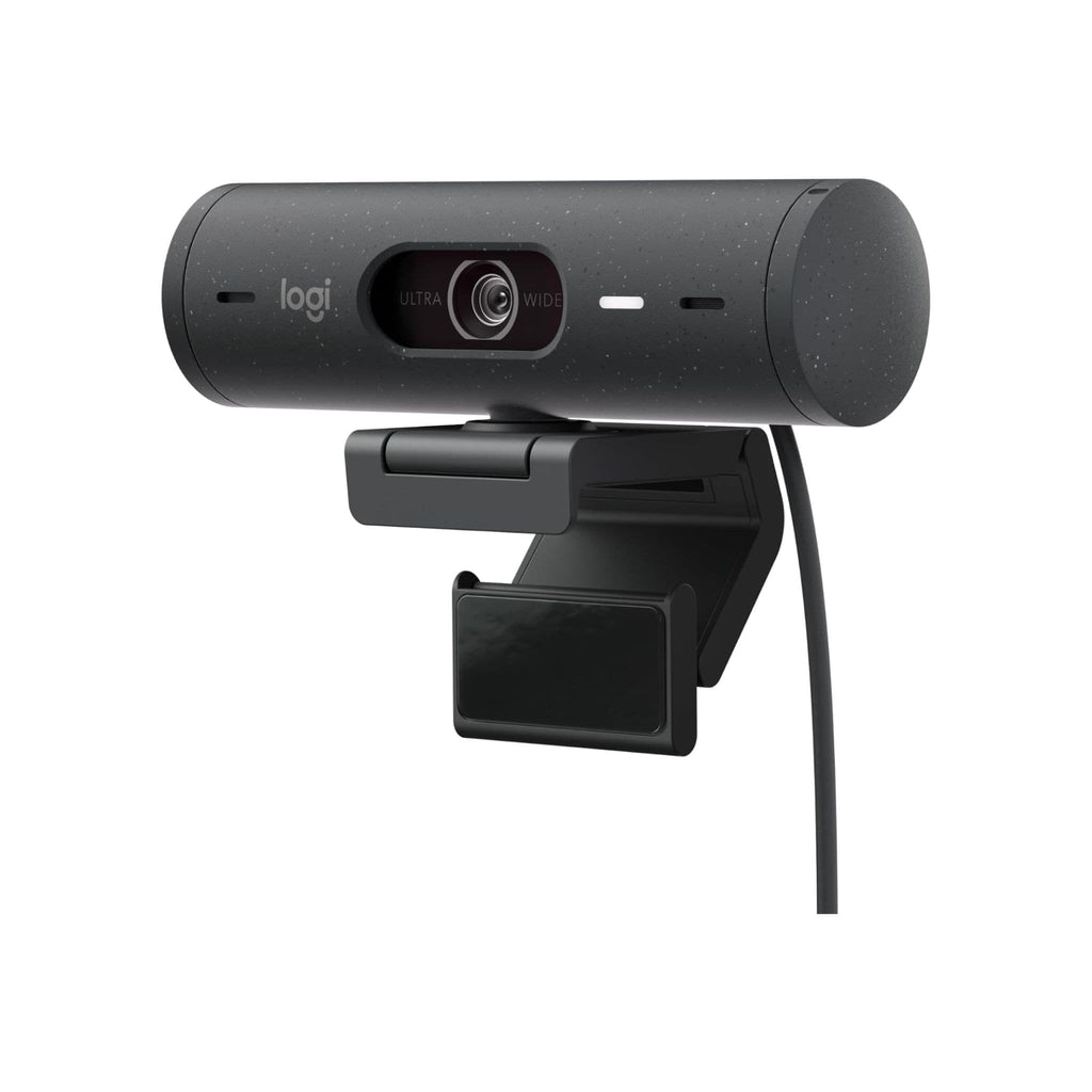 Logitech Webcam Logitech Brio 500 Full HD Webcam, Auto Framing, Show Mode, Noise-Reducing Mics, Privacy Shutter, USB-C, Streaming & Video Calling - Microsoft Teams, Google Meet, Zoom, PC/Mac - Graphite