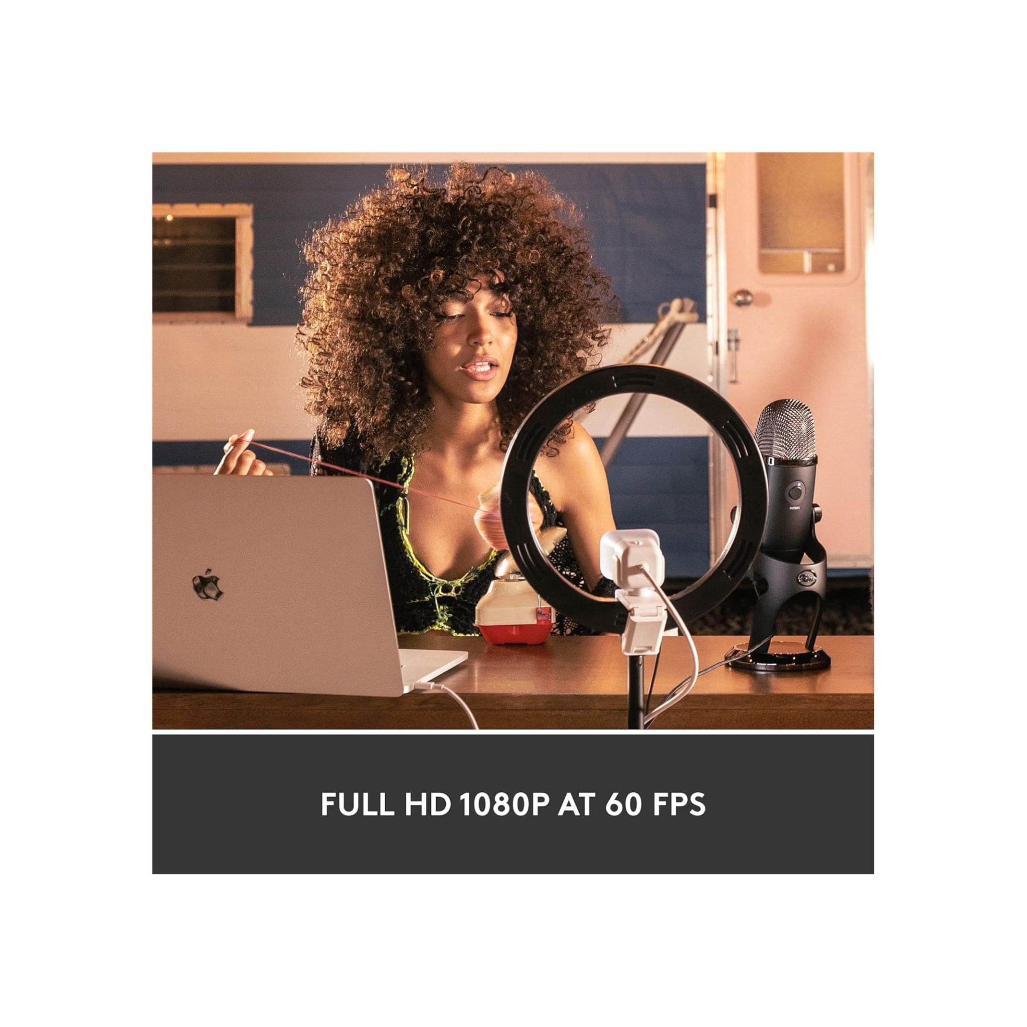 Logitech Webcam Logitech Streamcam Full HD Camera with USB-C for Live Streaming and Content Creation