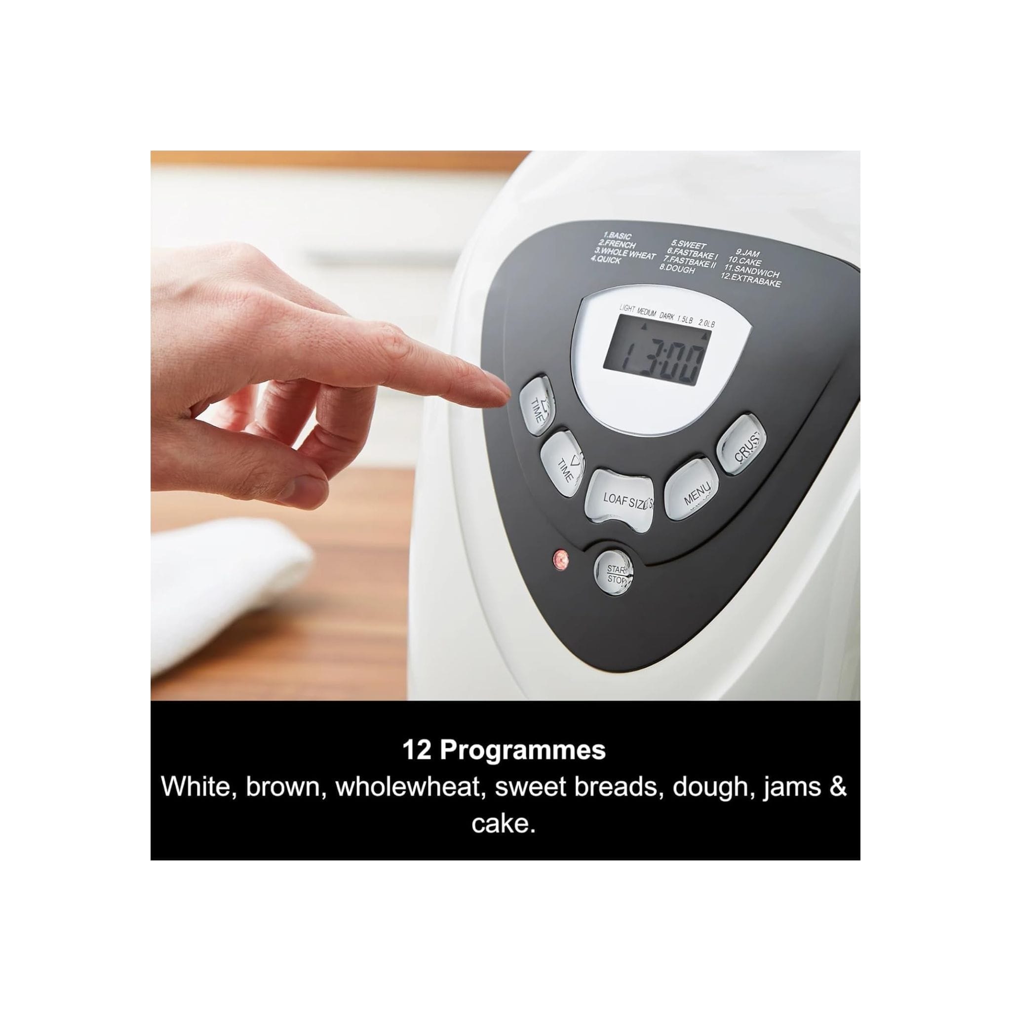 Morphy Richards Morphy Richards (48281) Fastbake Breadmaker - White