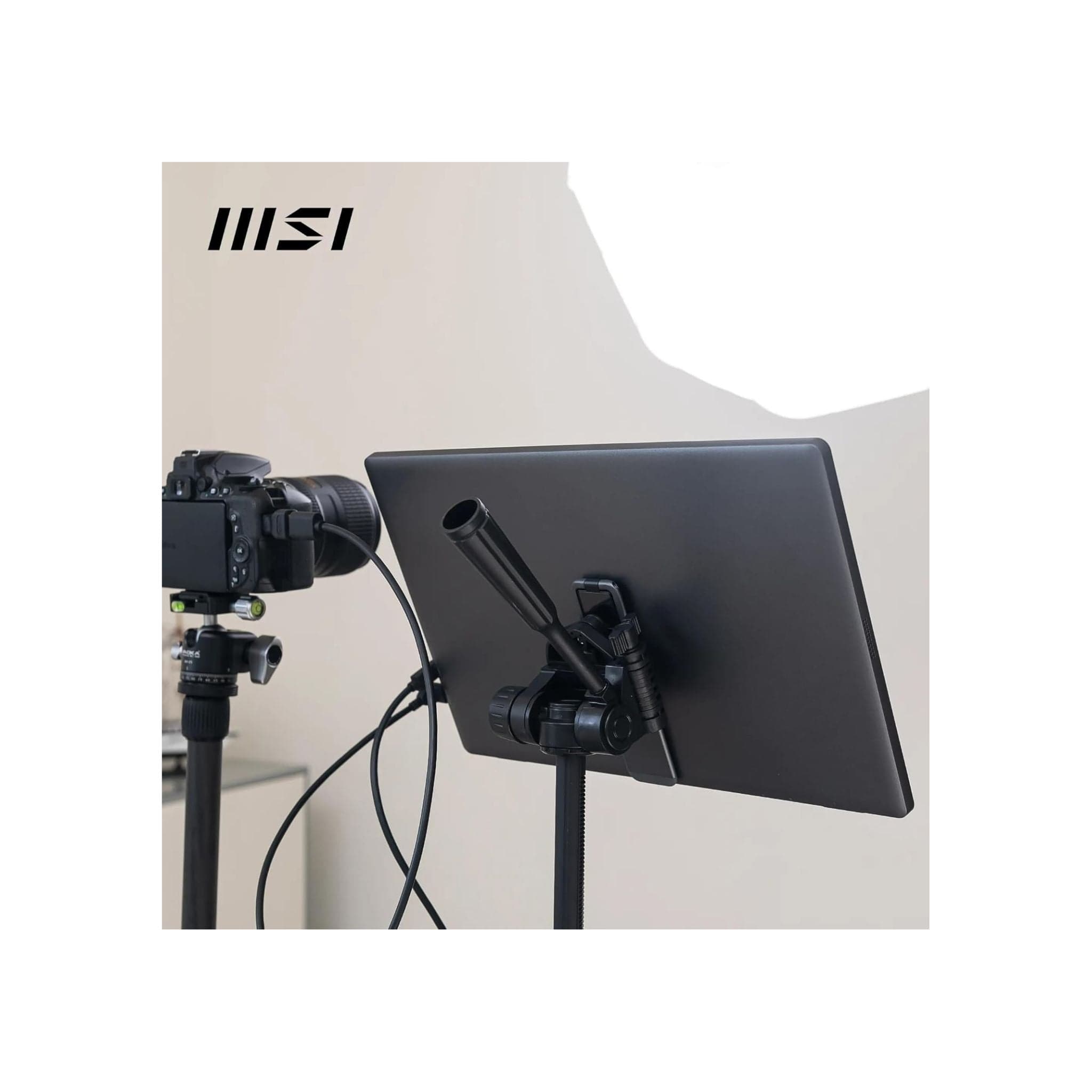 MSI Monitors MSI PRO MP161 E2 15.6-inch Full HD Portable Monitor with USB-C and Built-in Speakers