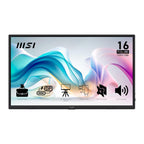 MSI Monitors MSI PRO MP165 E6  Portable & Ultra-slim 15.6-inch Full HD USB-C  Business Monitor