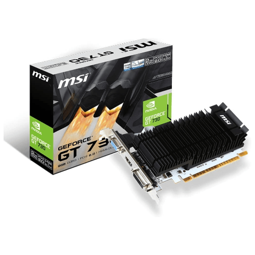 MSI MSI GeForce GT 730 N730K-2GD3H/LP Graphics Card  ('2GB DDR3, ) VGA, DVI-D, HDMI, HTPC Main image