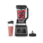 Ninja Kitchen Ninja 2-in-1 Blender with Auto-iQ 1200W 2.1 L jug , 0.7L Cup Black/Silver