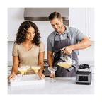 Ninja Kitchen Ninja 2-in-1 Blender with Auto-iQ 1200W 2.1 L jug , 0.7L Cup Black/Silver