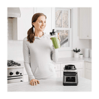 Ninja Kitchen Ninja 2-in-1 Blender with Auto-iQ 1200W 2.1 L jug , 0.7L Cup Black/Silver