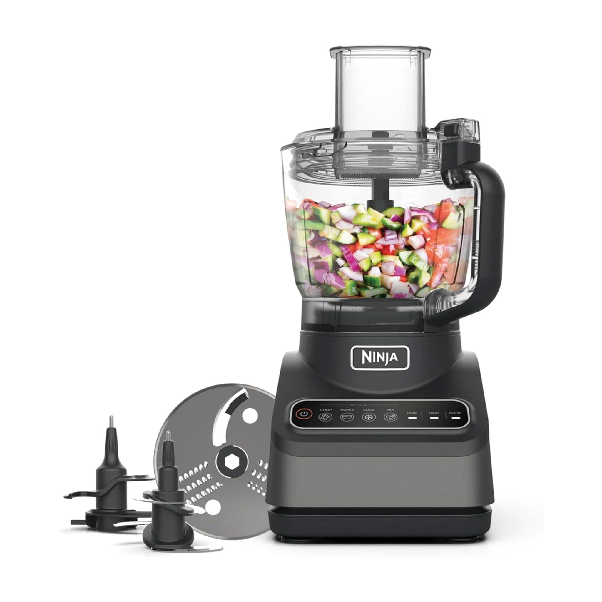 Ninja Kitchen Ninja 850w Food Processor with 4 Automatic Programs; Chop, Puree, Slice, Mix, and 3 Manual Speeds